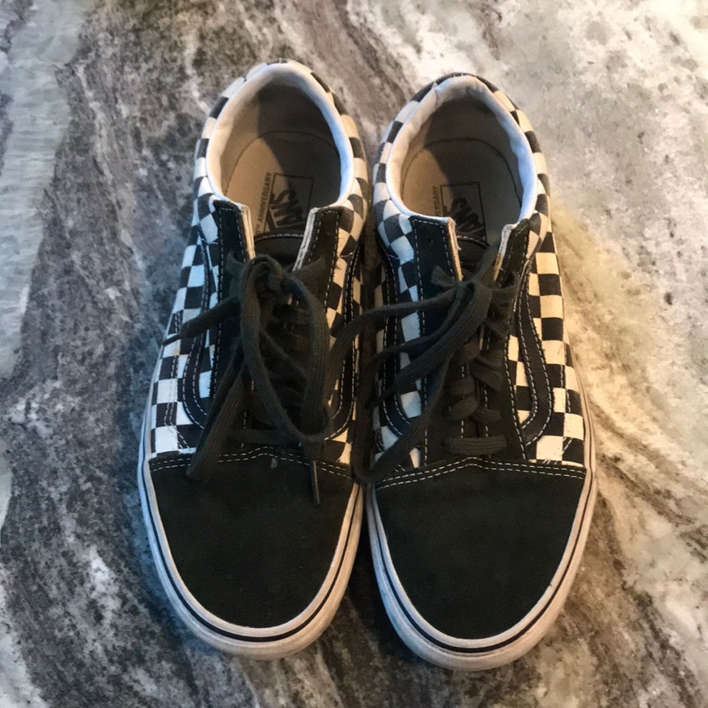 Checkered Vans